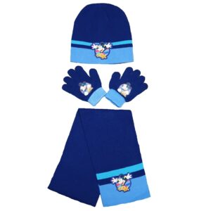 Mickey Mouse Hat Gloves & Scarf Boys Disney Mickey Mouse Winter Hat Set Age 3-7 Years