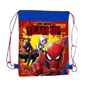 Boys Spiderman Gym Bag Kids Spiderman Swimming String Bag