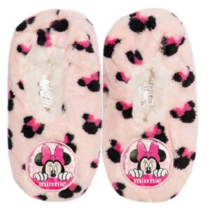 Minnie Mouse Slippers Girls Disney Minnie Slippers With Anti-Slip Sole Size UK 7.5-13