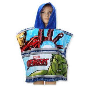 Avengers Poncho Towel Boys Marvel Avengers Beach Poncho Towel 100% Cotton