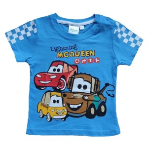 Cars T-shirt Baby Boys Disney Cars Short Sleeve Top Age 6-23 Months