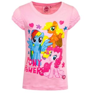 My Little Pony T-shirt Girls MLP Short Sleeve Top Age 2-8 Years