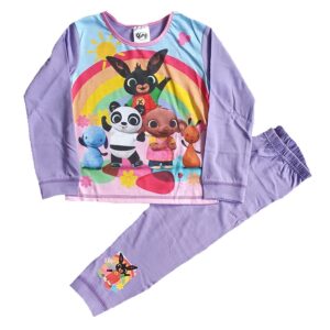 Bing Pyjamas Girls Bing Age 18 Months to 5 Years Purple