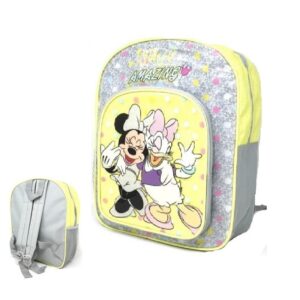 Minnie Mouse Backpack Girls Disney Minnie Mouse School Bag Grey