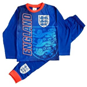 England Pyjamas Kids England Football Nightwear Size 5-12 Years