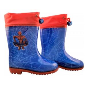 Spiderman Wellington Boots Boys Marvel Spiderman Rainboots Size UK 7-13.5