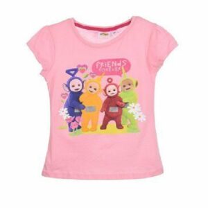 Teletubbies T-shirt Girls Teletubbies Short Sleeve T-shirt Age 3-6 Years Pink