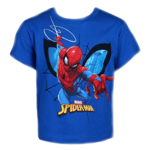 Spiderman T-shirt Boys Spiderman Short Sleeve T-shirt 100 % Cotton Age 3-8 Years
