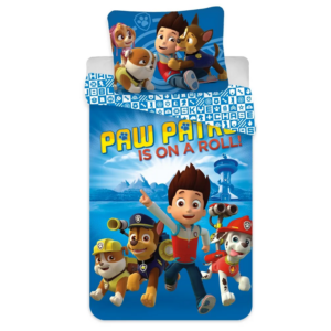 Paw Patrol Duvet Cover & Pillow Case Cot Duvet Set 100% Cotton 100 x 135 cm Is On The Roll