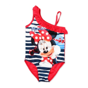 Minnie Mouse Swimsuit Girls Disney Minnie Mouse Swimming Costume Age 2-6 Years Red