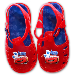 Cars Sandal Boys Disney Cars Jelly Sandal Toddler Size UK 4.5-8.5 Red