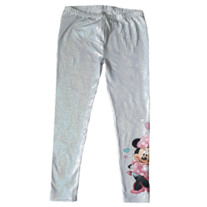 Minnie Mouse Leggings Girls Disney Minnie Mouse Holographic Leggings Age 4-9 Years