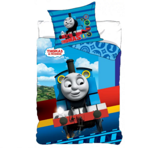 Thomas & Friends Duvet Cover & Pillow Set Cot Set 100% Cotton 100 x 135 cm Blue