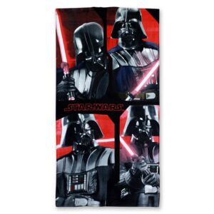 Star Wars Towel 100% Cotton Star Wars Beach/Bath Towel 70 x 140 CM Black