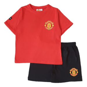 Manchester United Pyjamas Kids Man United Short Pyjamas Cotton Age 3-10 Years
