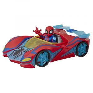 Spider-Man Super Hero Adventures Figure And Vehicle