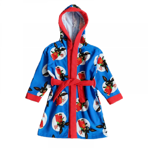 Bing Dressing Gown With Hood Kids Bing Dressing Gown Blue Age 3-6 Years