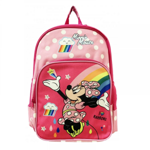 Minnie Mouse Backpack Girls Disney Minnie Mouse Rainbow Backpack Size 40 x 29 x 15 cm Pink