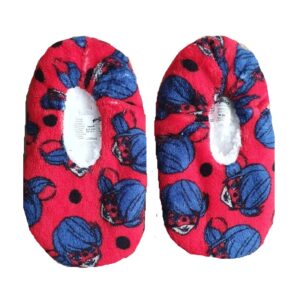 Girls Miraculous Ladybug Slippers Miraculous Ladybug Slippers With Anti Slip Size UK 7.5-13