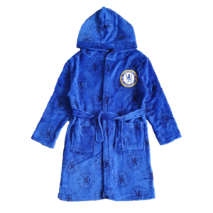 Chelsea Dressing Gown Official Licence Kids Chelsea Robe Age 5-15 Years