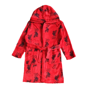 Liverpool Dressing Gown Official Licence Kids Liverpool Robe Age 5-15 Years