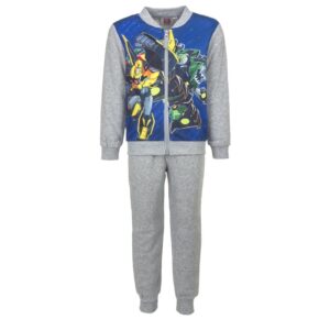 Transformers Jogging Suit Boys Transformers Tracksuit Set Age 3-8 Years Grey