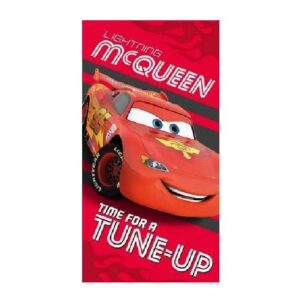 Cars Towel Kids Disney Cars Lighting Mc Queen Cars Beach/Bath Towel Size 70 x 140 cm Red