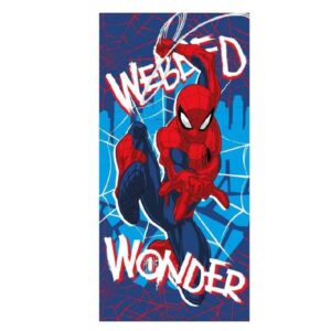 Spiderman Towel 100% Cotton Marvel Spider-Man Wonder Beach/Bath Towel Blue