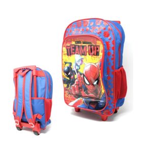 Spiderman Trolley Backpack Boys Spiderman Travel Trolley Bag