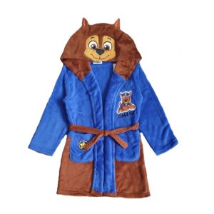 Paw Patrol Dressing Gown With Hood Kids Chase Dressing Gown Age 3-6 Years