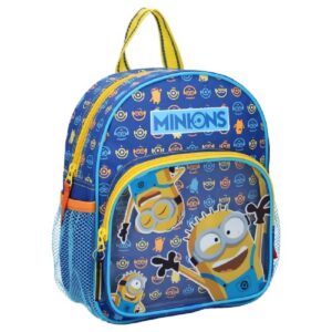 Minion Backpack Kids Blue Minions School Bag Size 29 x 24 x 10 cm