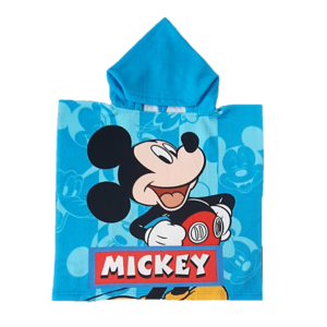 Mickey Mouse Poncho Kids Disney Mickey Mouse Poncho Towel With Hood Size 50 x 100 cm