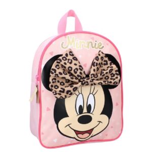 Minnie Mouse Backpack Girls Disney Minnie Mouse 3D Bow 32 x 26 x 11 cm