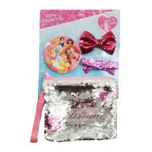 Princess Hair Accessories Girls Disney Princess Beauty Set With Mirror