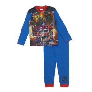 Transformers Pyjamas Boys Transformers Pyjamas Long Sleeve Blue Age 4-10 Years