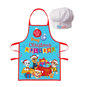 Paw Patrol Apron & Chef Hat Set Kids Paw Patrol Christmas Chef Set 3-8 Years