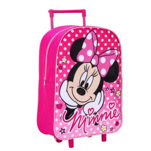 Minnie Mouse Trolley Girls Disney Minnie Mouse Basic Travel Trolley Bag With Wheels Size 42 x 29 x 14 cm