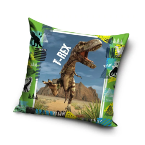 Dinosaur Cushion T-Rex Cushion Pillow Size 40 x 40 cm