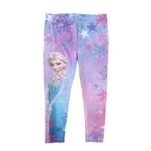 Frozen Leggings Girls Disney Frozen Elsa Leggings Age 4-9 Years