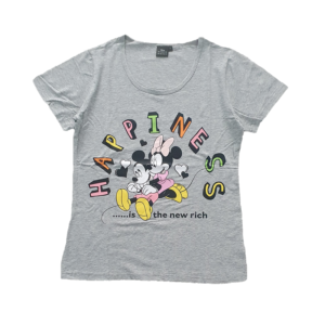 Minnie Mouse T-shirt Women's Disney Minnie Mouse Short Sleeve T-shirt Cotton Size S-XL