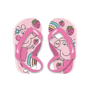 Peppa Pig Flip Flop Girls Toddlers Peppa Pig Flip Flop With Back Strap Sandal Size UK 3-8, EU 19-25