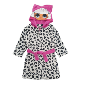 LOL Dressing Gown Girls LOL Surprise Robe Age 3-8 Years