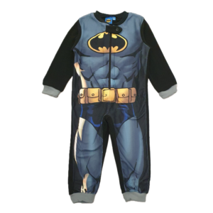 Batman Onesie Boys DC Batman Fleece All In One Pyjamas Onesie Age 3-8 Years