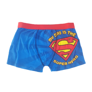 Superman Boxer Short Men's Superman My Dad Is The Super Hero Trunk Cotton