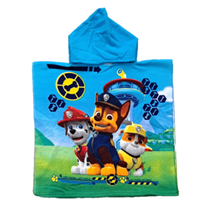 Paw Patrol Poncho Kids Boys Paw Patrol Poncho Size 50 x 100 cm