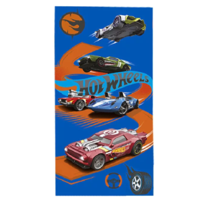 Hot Wheels Towel 100% Cotton Hot Wheels Beach Towel 70 x 140 cm Blue