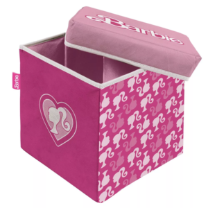Barbie Toy Storage Box With Lid Fold-able Barbie Storage Box 30×30×30 cm