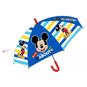 Mickey Mouse Umbrella Boys Disney Mickey Mouse Umbrella Semi-Automatic Umbrella