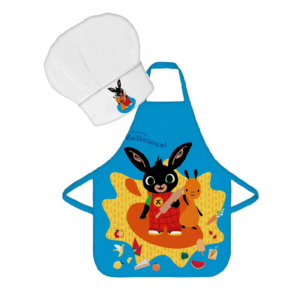 Bing Apron & Chef Hat Set Kids Bing Chef Set 3-8 Years