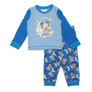 Mickey Mouse Pyjamas Baby Boys Disney Mickey Mouse Wish Upon A Star Nightwear Age 6-24 Months
